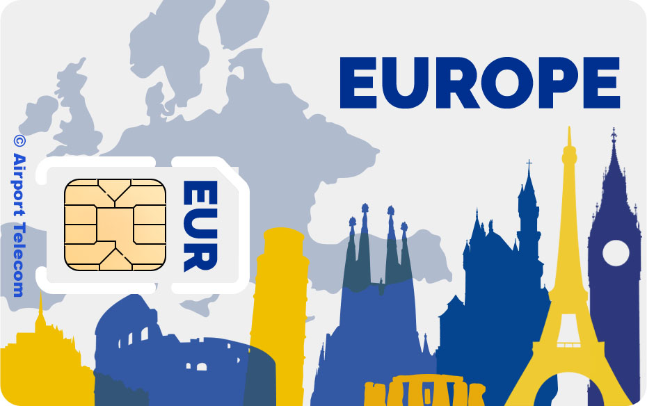 Buy a SIM card for Europe at Amsterdam Airport